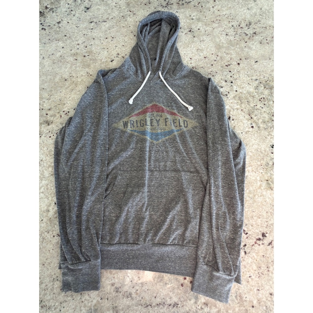 Blue 84 Wrigley Field Chicago Hoodie Size‎ M Gray